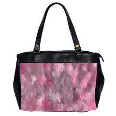 Abstract-pink Oversize Office Handbag (2 Sides) by nateshop