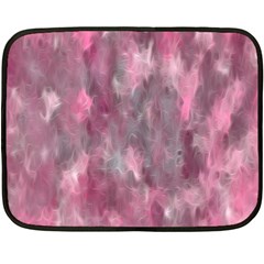 Abstract-pink Fleece Blanket (mini) by nateshop