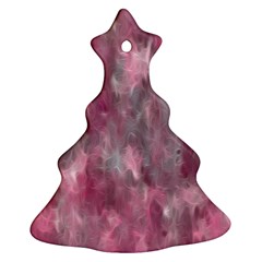 Abstract-pink Christmas Tree Ornament (two Sides) by nateshop