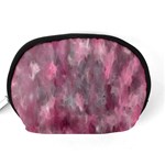 Abstract-pink Accessory Pouch (Medium) Back