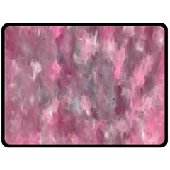 Abstract-pink Double Sided Fleece Blanket (large)  by nateshop