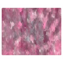 Abstract-pink Double Sided Flano Blanket (medium)  by nateshop