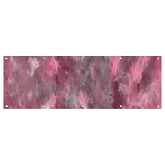 Abstract-pink Banner And Sign 12  X 4 