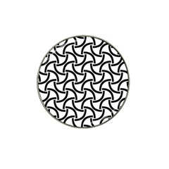 Background-black White Hat Clip Ball Marker (10 Pack) by nateshop