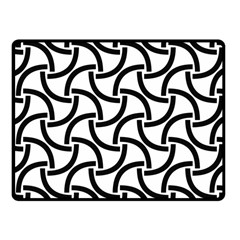 Background-black White Fleece Blanket (small) by nateshop