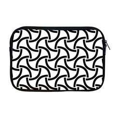 Background-black White Apple Macbook Pro 17  Zipper Case by nateshop