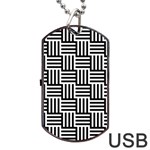 Basket Dog Tag USB Flash (Two Sides) Front