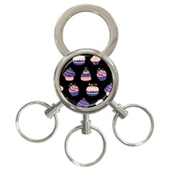 Birthday-cake 3-ring Key Chain by nateshop