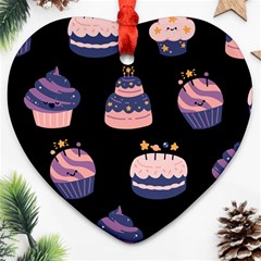 Birthday-cake Ornament (heart) by nateshop