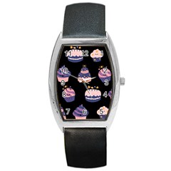 Birthday-cake Barrel Style Metal Watch by nateshop