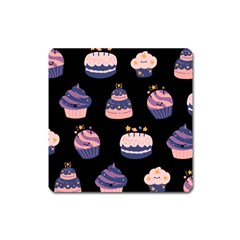 Birthday-cake Square Magnet by nateshop