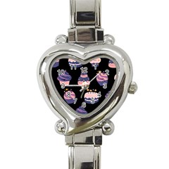 Birthday-cake Heart Italian Charm Watch by nateshop