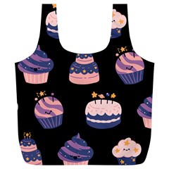 Birthday-cake Full Print Recycle Bag (xl) by nateshop