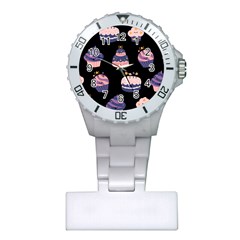 Birthday-cake Plastic Nurses Watch by nateshop