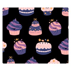 Birthday-cake Double Sided Flano Blanket (small)  by nateshop