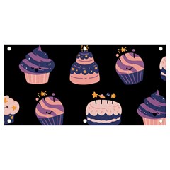 Birthday-cake Banner And Sign 4  X 2 