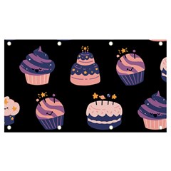 Birthday-cake Banner And Sign 7  X 4 