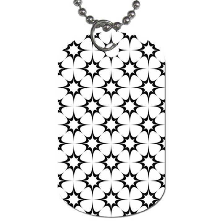 Black-white Dog Tag (Two Sides)