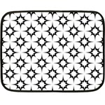 Black-white Fleece Blanket (Mini) 35 x27  Blanket