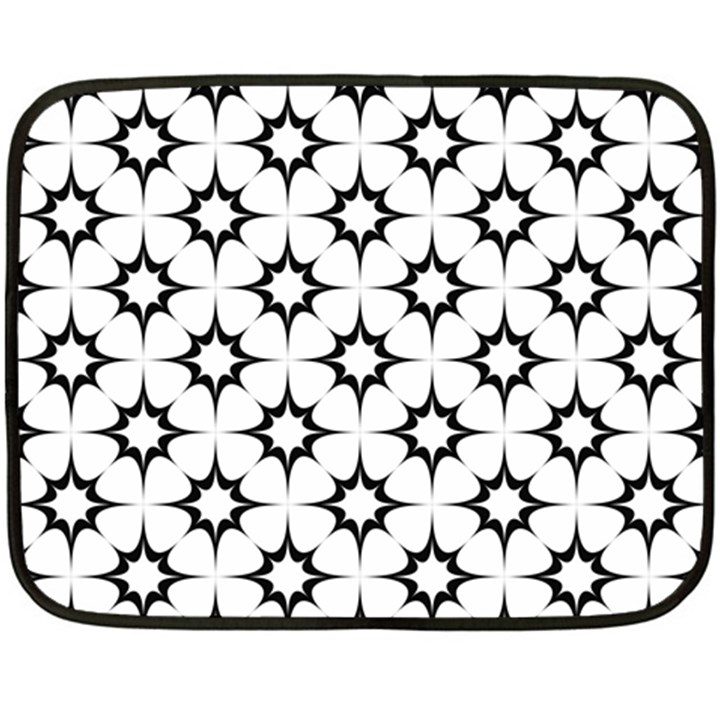 Black-white Fleece Blanket (Mini)