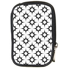 Black-white Compact Camera Leather Case by nateshop