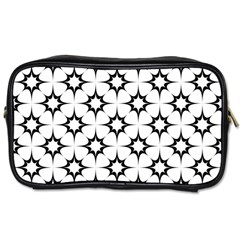 Black-white Toiletries Bag (one Side) by nateshop