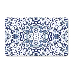 Blue-design Magnet (rectangular) by nateshop