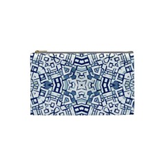 Blue-design Cosmetic Bag (small)