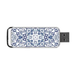 Blue-design Portable Usb Flash (one Side) by nateshop