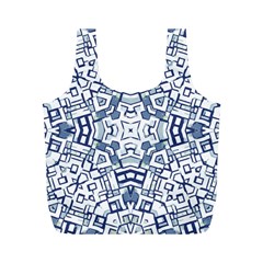 Blue-design Full Print Recycle Bag (m) by nateshop