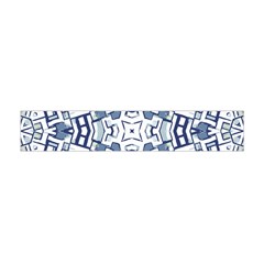 Blue-design Flano Scarf (mini) by nateshop