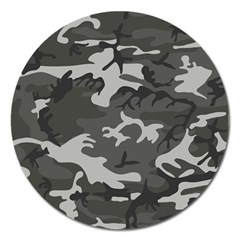 Camouflage Magnet 5  (round) by nateshop