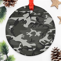 Camouflage Round Ornament (two Sides) by nateshop