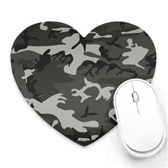 Camouflage Heart Mousepads by nateshop