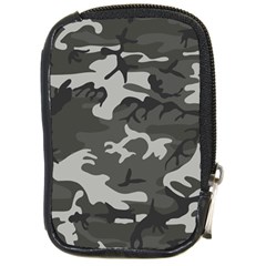 Camouflage Compact Camera Leather Case by nateshop