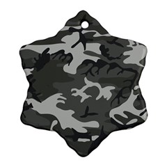 Camouflage Ornament (snowflake) by nateshop