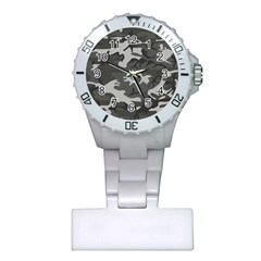 Camouflage Plastic Nurses Watch by nateshop