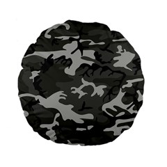 Camouflage Standard 15  Premium Flano Round Cushions by nateshop