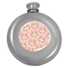 Cat-cats Round Hip Flask (5 Oz) by nateshop