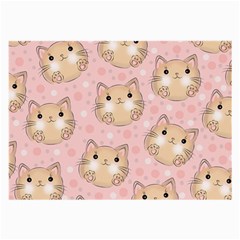 Cat-cats Large Glasses Cloth by nateshop