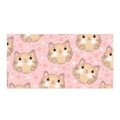 Cat-cats Satin Wrap 35  X 70  by nateshop