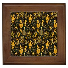 Christmas Gold Framed Tile by nateshop