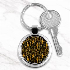 Christmas Gold Key Chain (round) by nateshop