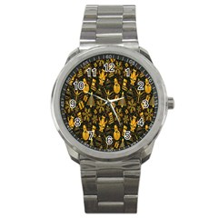 Christmas Gold Sport Metal Watch by nateshop