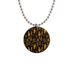 Christmas Gold 1  Button Necklace by nateshop