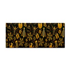 Christmas Gold Hand Towel by nateshop