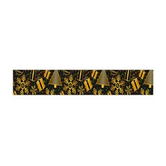 Christmas Gold Flano Scarf (mini) by nateshop