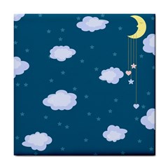 Clouds Tile Coaster by nateshop