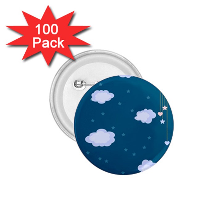 Clouds 1.75  Buttons (100 pack) 