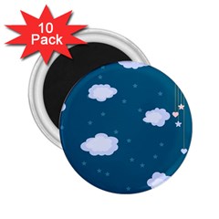 Clouds 2 25  Magnets (10 Pack)  by nateshop